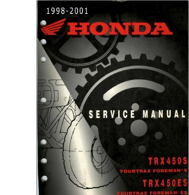 Honda Foreman 400 Service Manual Free Download